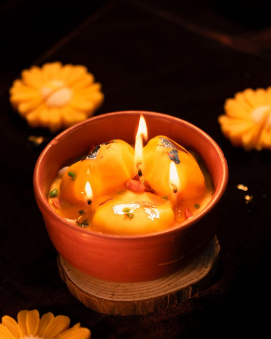 Rasmalai Candle