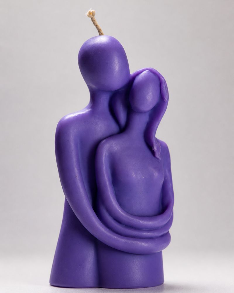 Together Forever Couple Candle Lavender