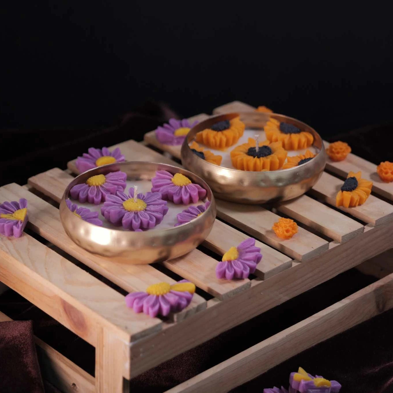 Flower Urli candle