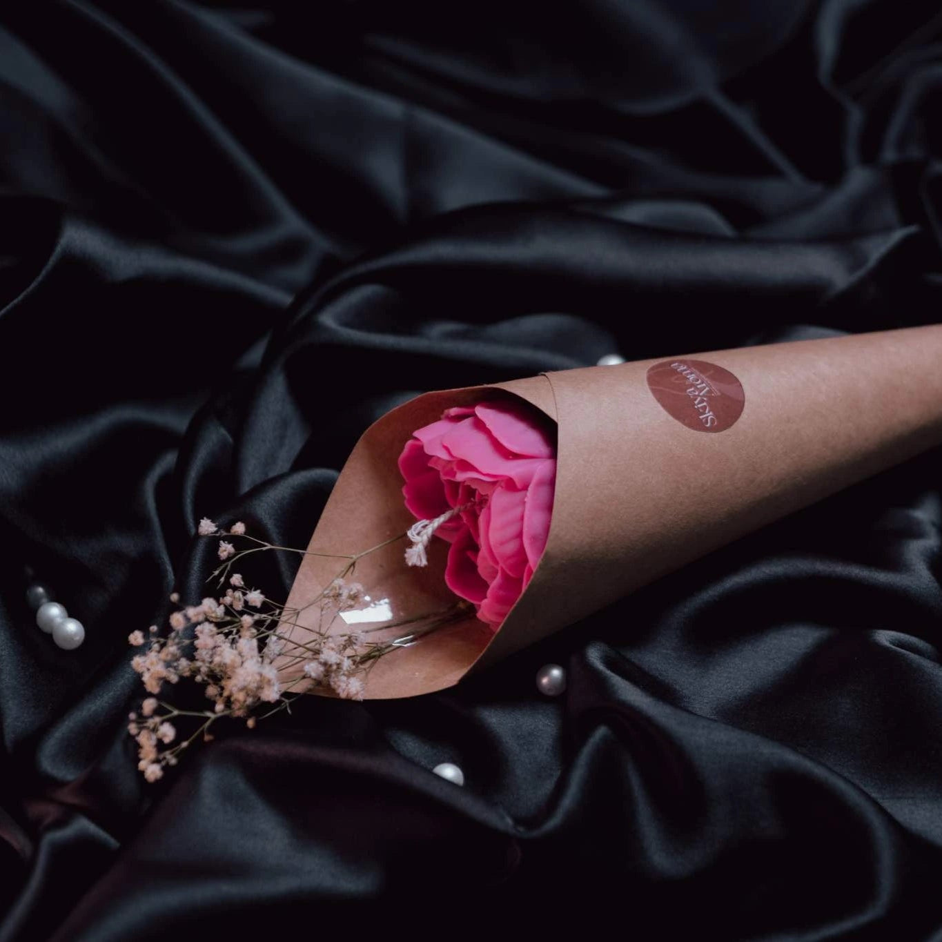 Heart Rose Candle 