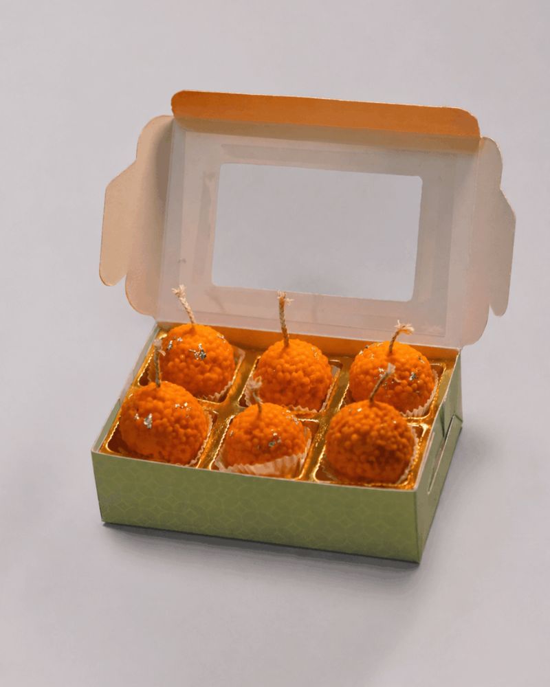 Ladoo Candle pack 6 - skiyaaroma