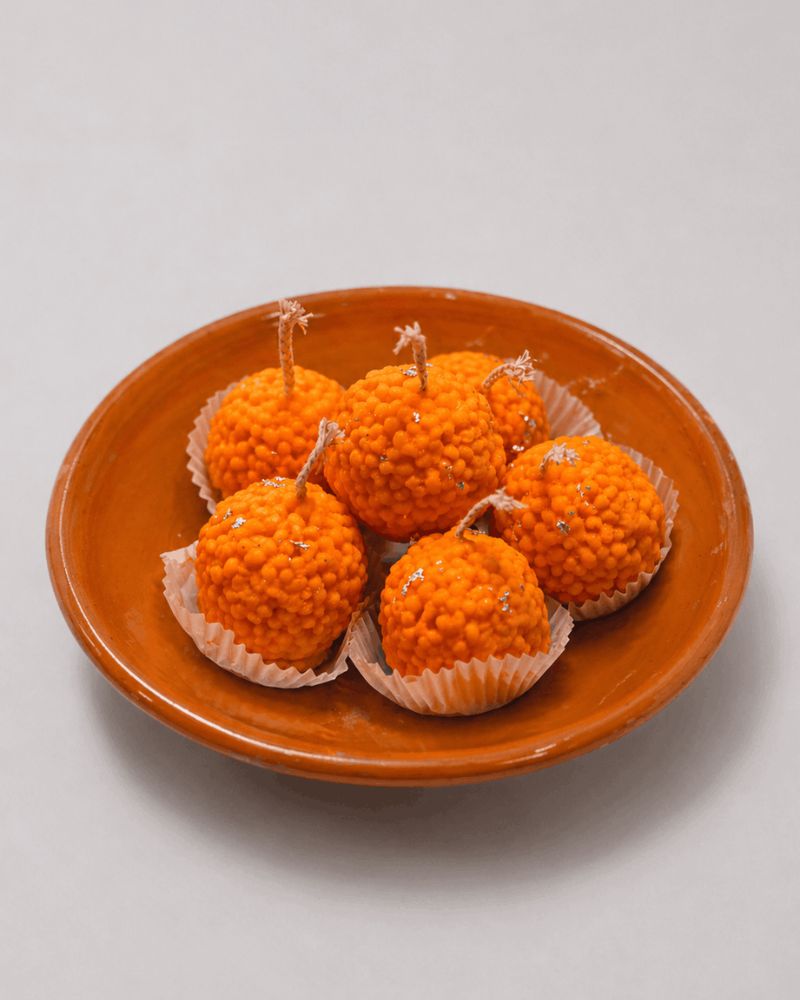 Ladoo Candle pack6