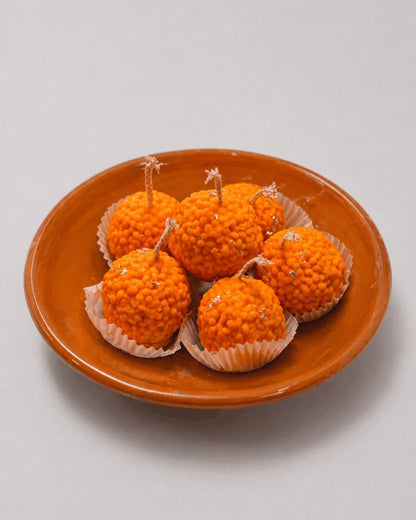 Ladoo Candle pack6