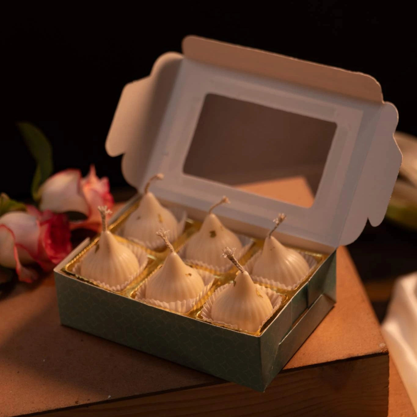 Modak box Candle