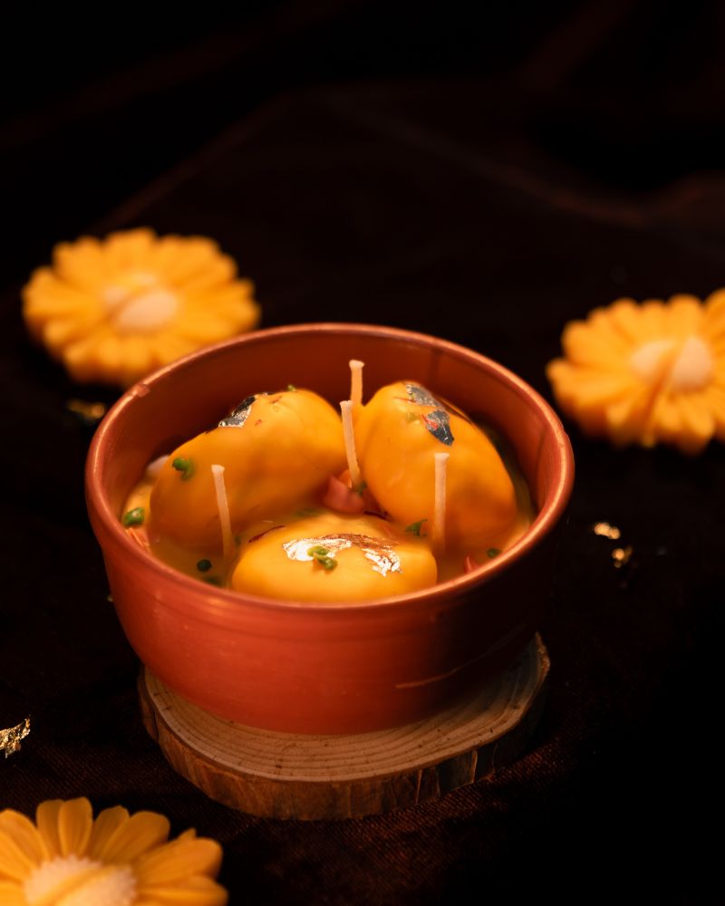 Rasmalai Candle