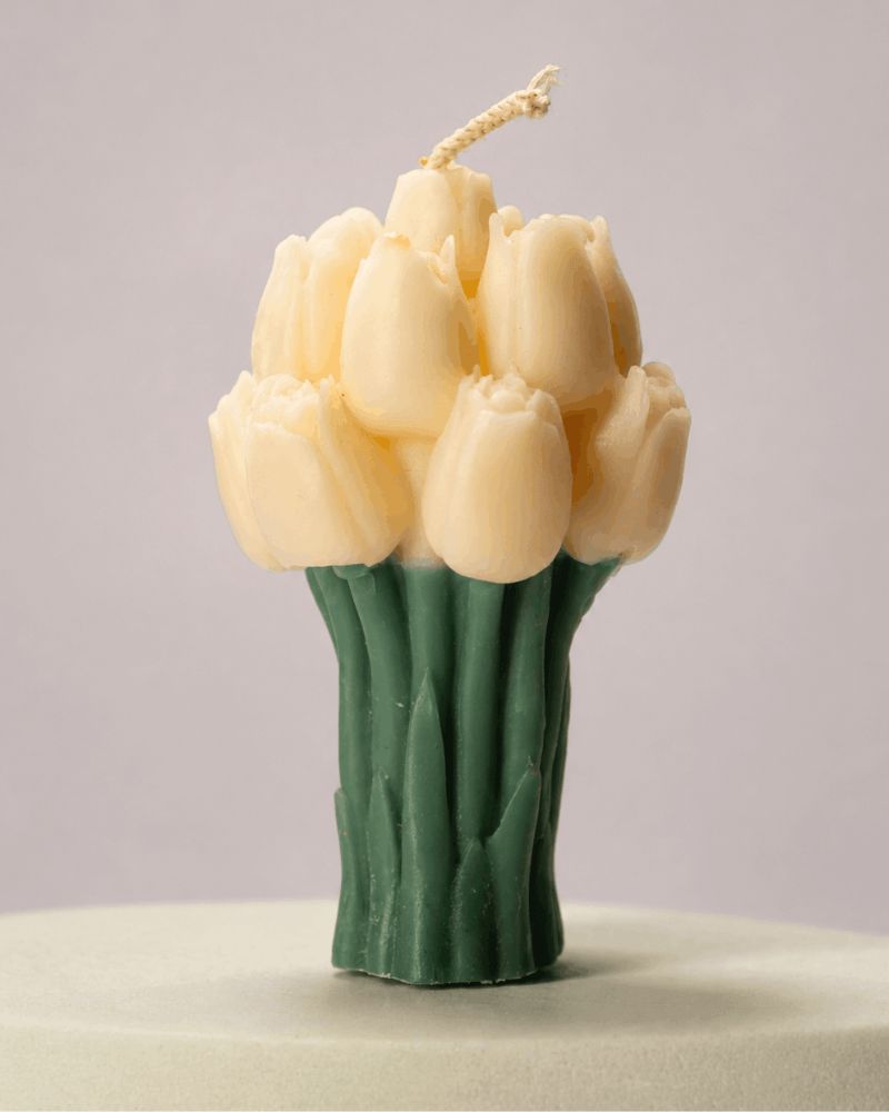 Tulip Bouquet Candle