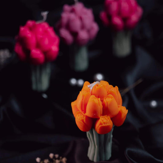 Tulip Bouquet Candle 