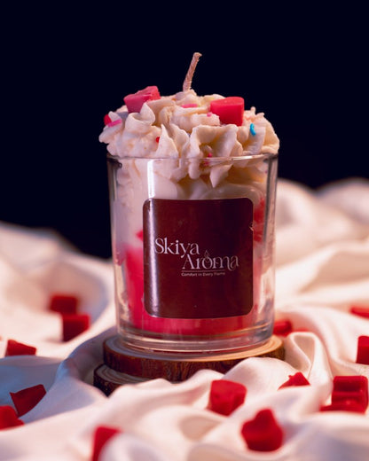 Whipped Mousse Dessert Candle