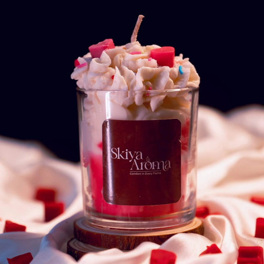 Whipped Mousse Dessert Candle