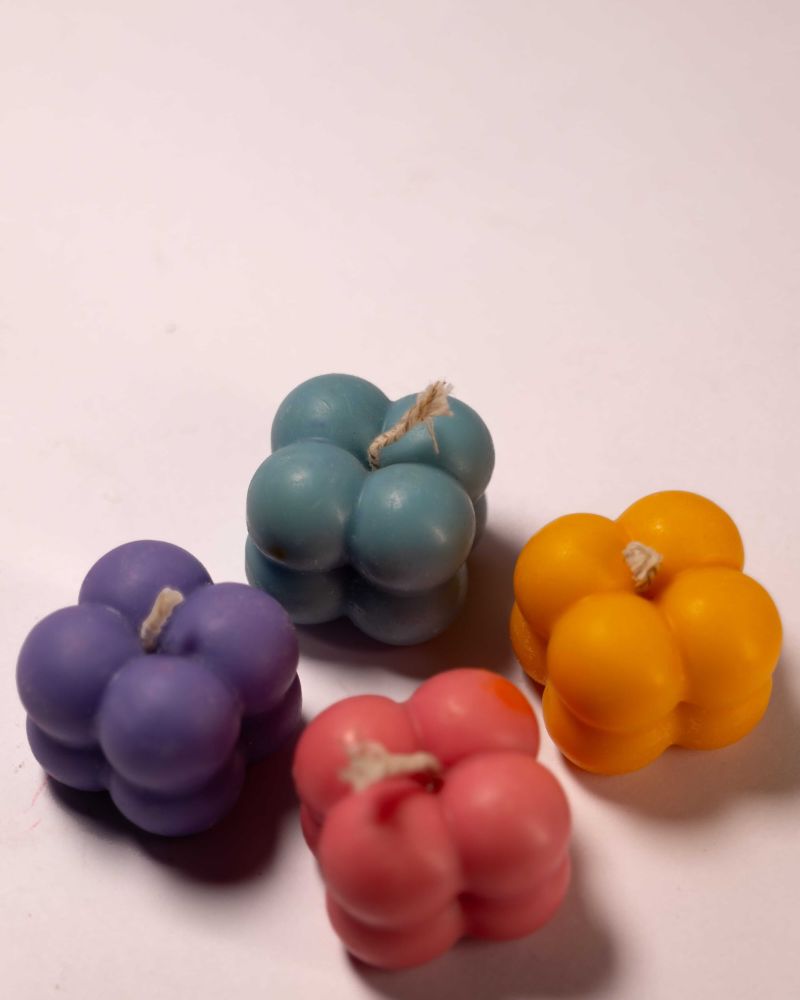 small bubble candle pack of 4